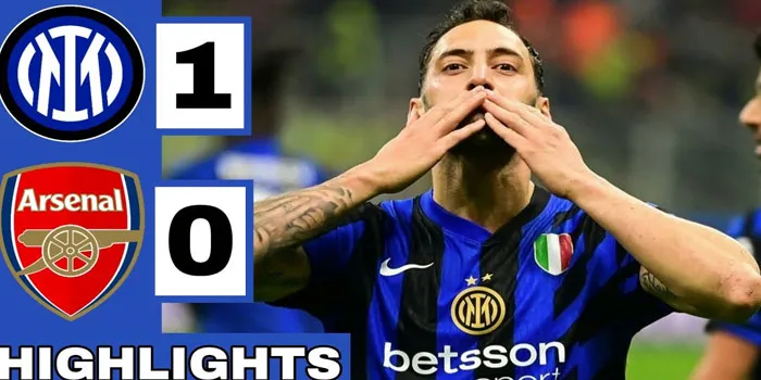 Liga Champion - Hasil Pertandingan Inter Milan Vs Arsenal 1-0